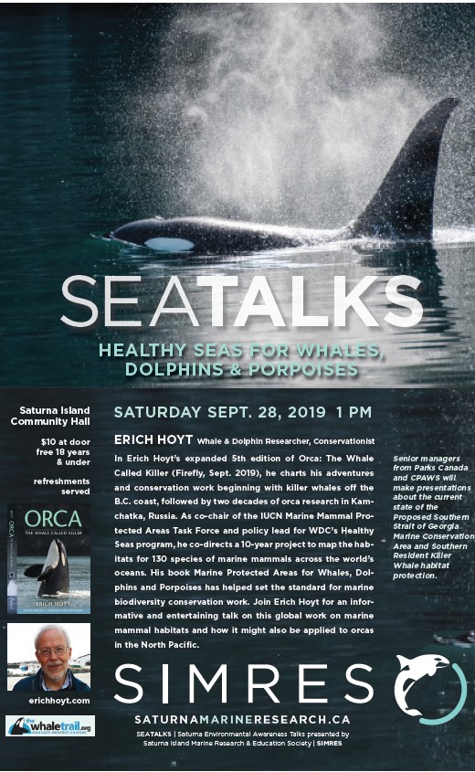 Erich Hoyt on “Healthy Seas for Whales and Dolphins”